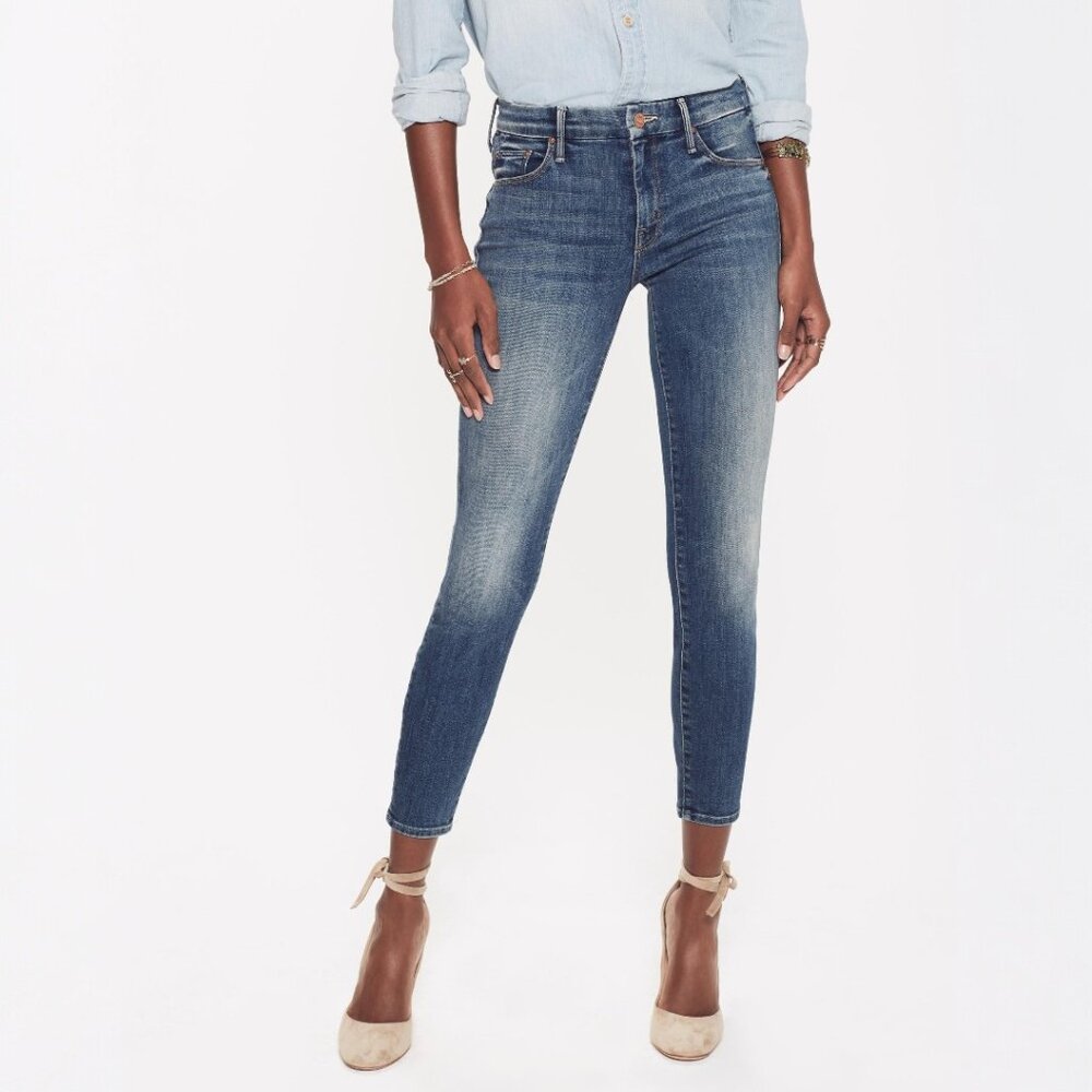 NWT Mother Denim The‎ Looker Crop in Come Sundown Size 25 $228